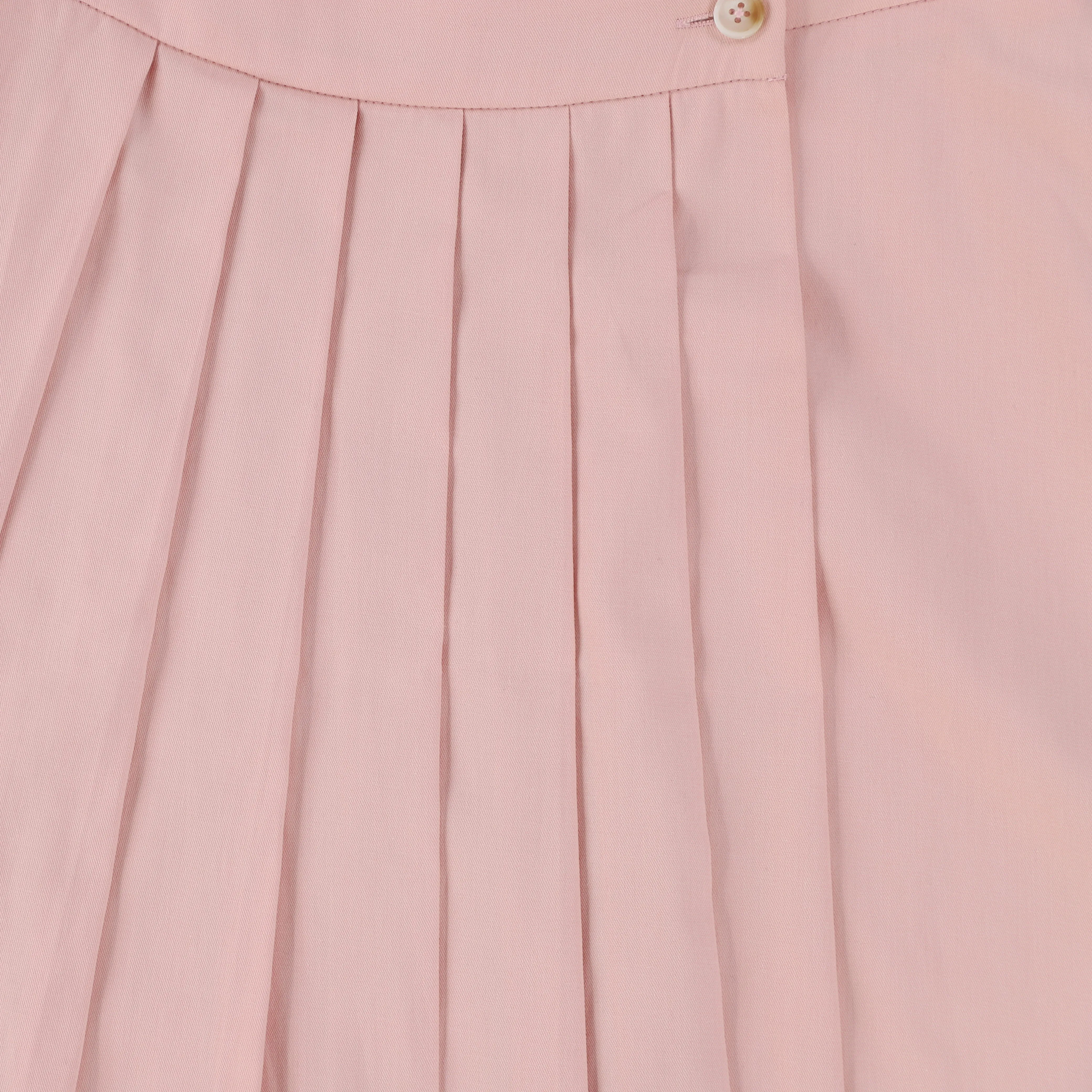 BAMBOO PINK PLEATED COLOR BLOCK WRAP SKIRT [FINAL SALE]