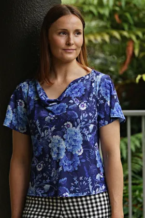 Bijou Top - Violet Hydrangea | SALE