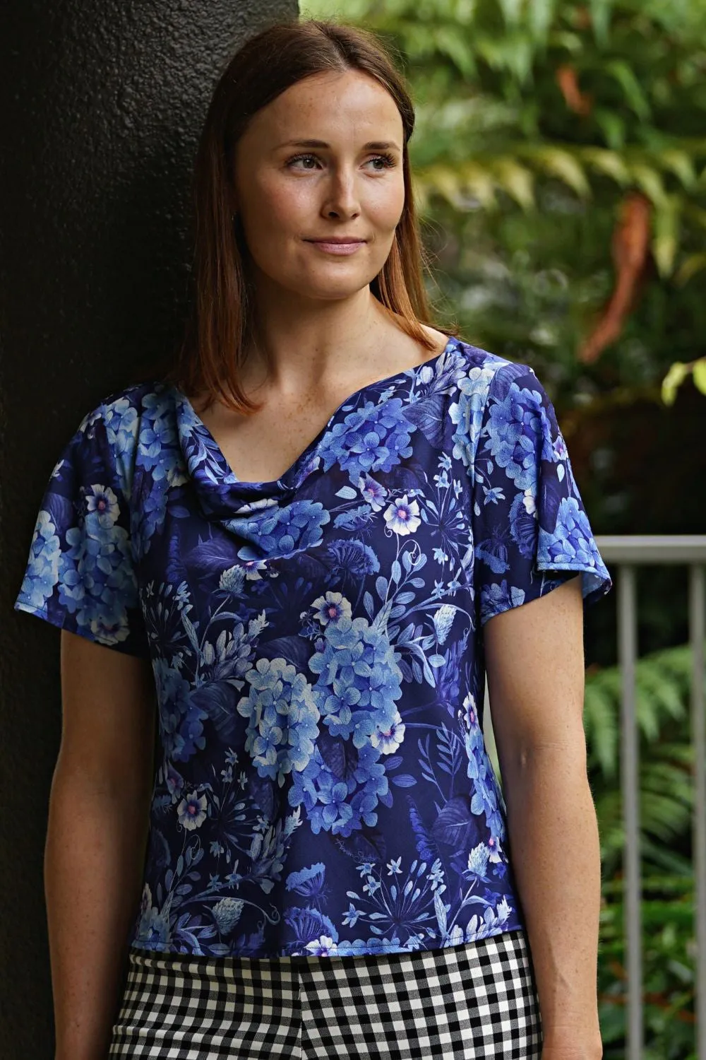 Bijou Top - Violet Hydrangea | SALE