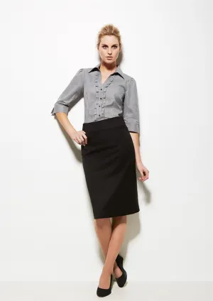 Biz Corporates Womens Cool Stretch Relaxed Fit Lined Skirt (20111)