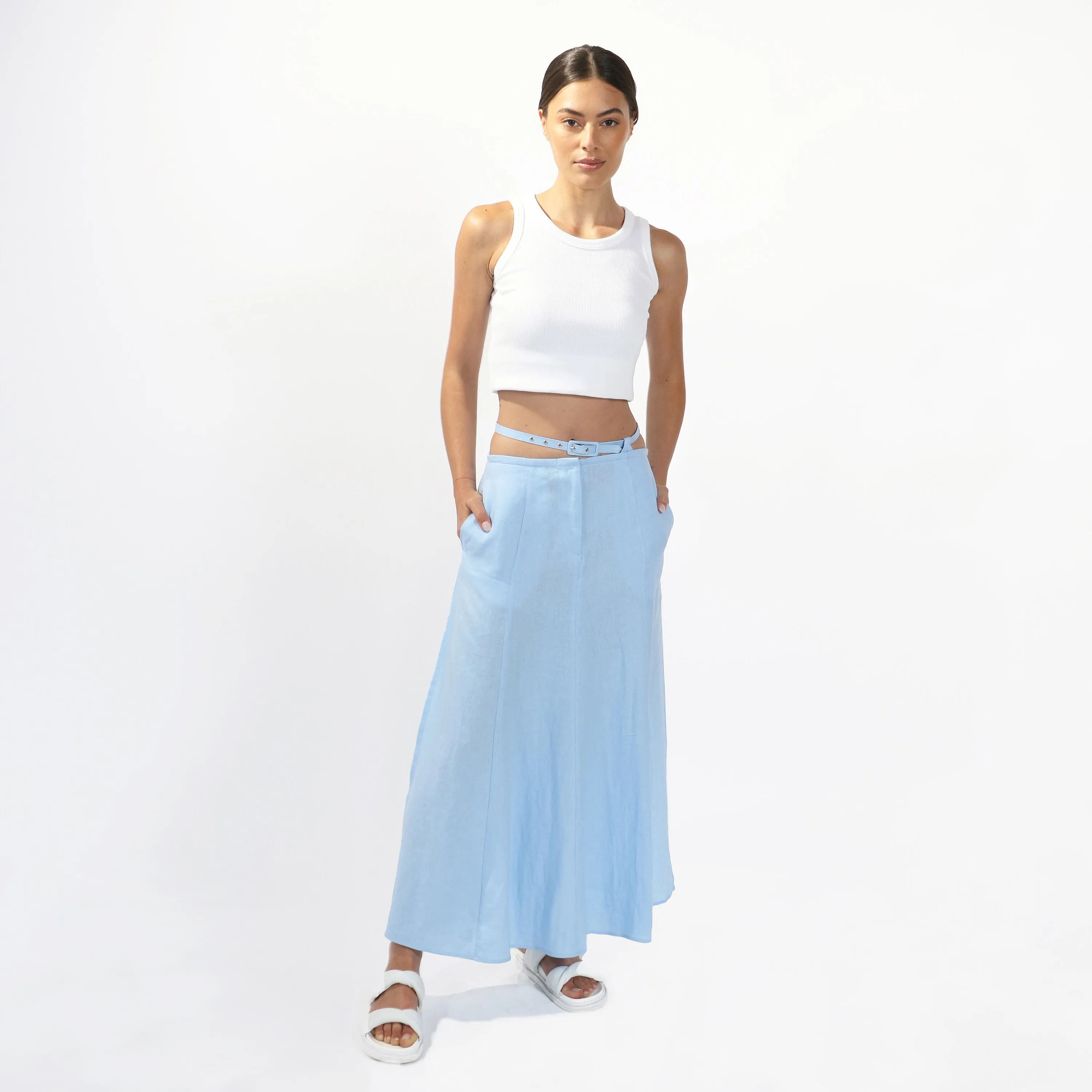 Caroline Belted Skirt