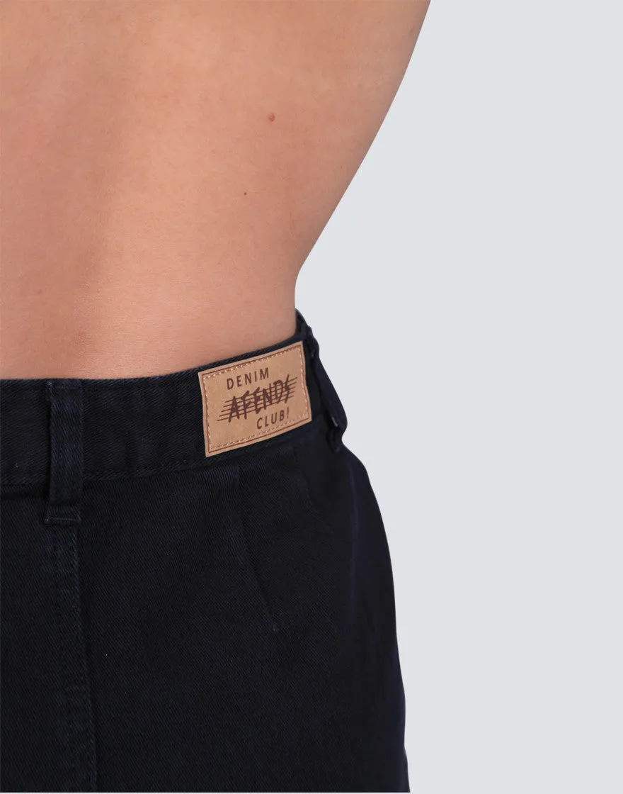 Chevy Denim Skirt - Black