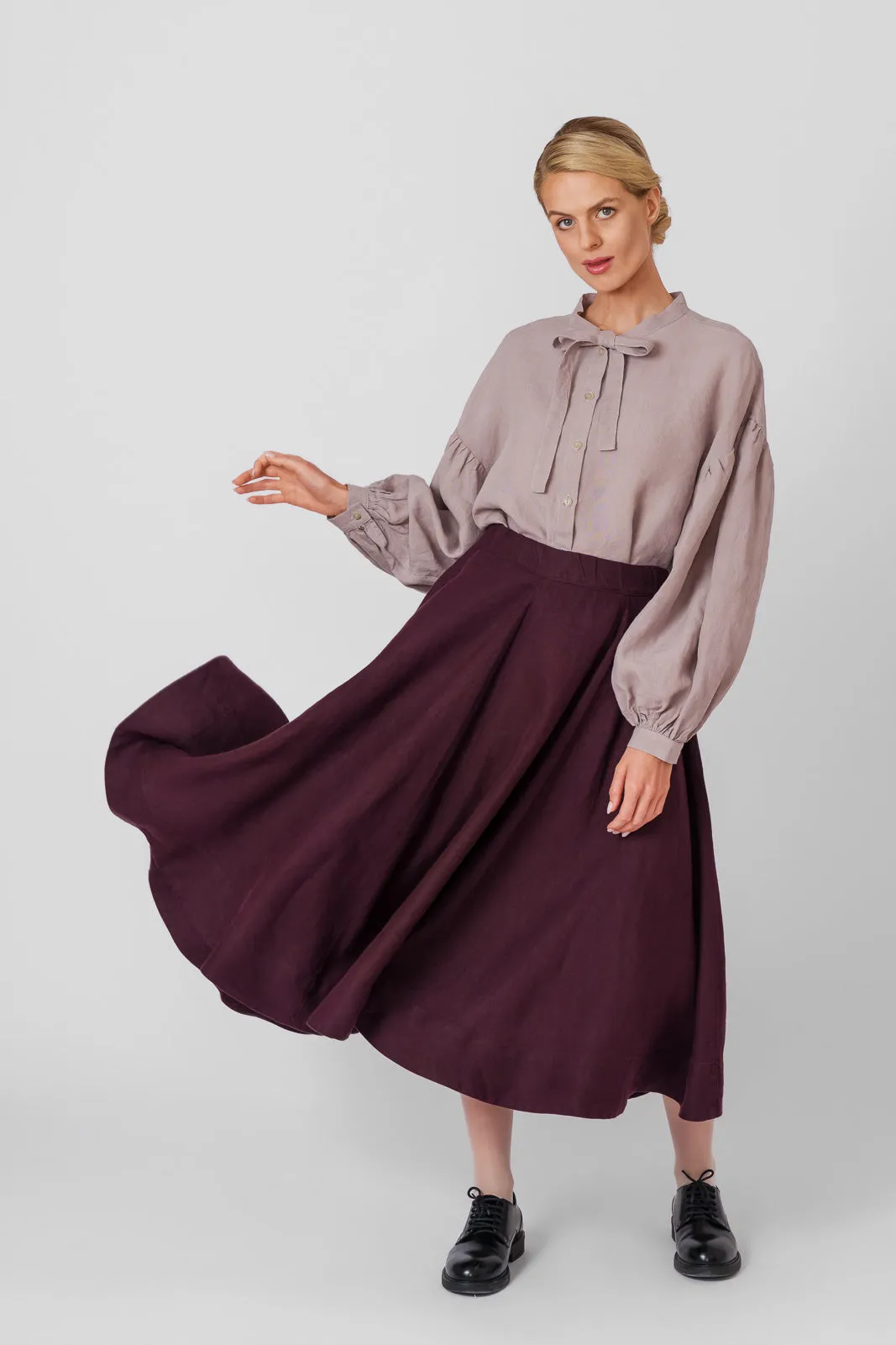 Classic Skirt, Twill Linen