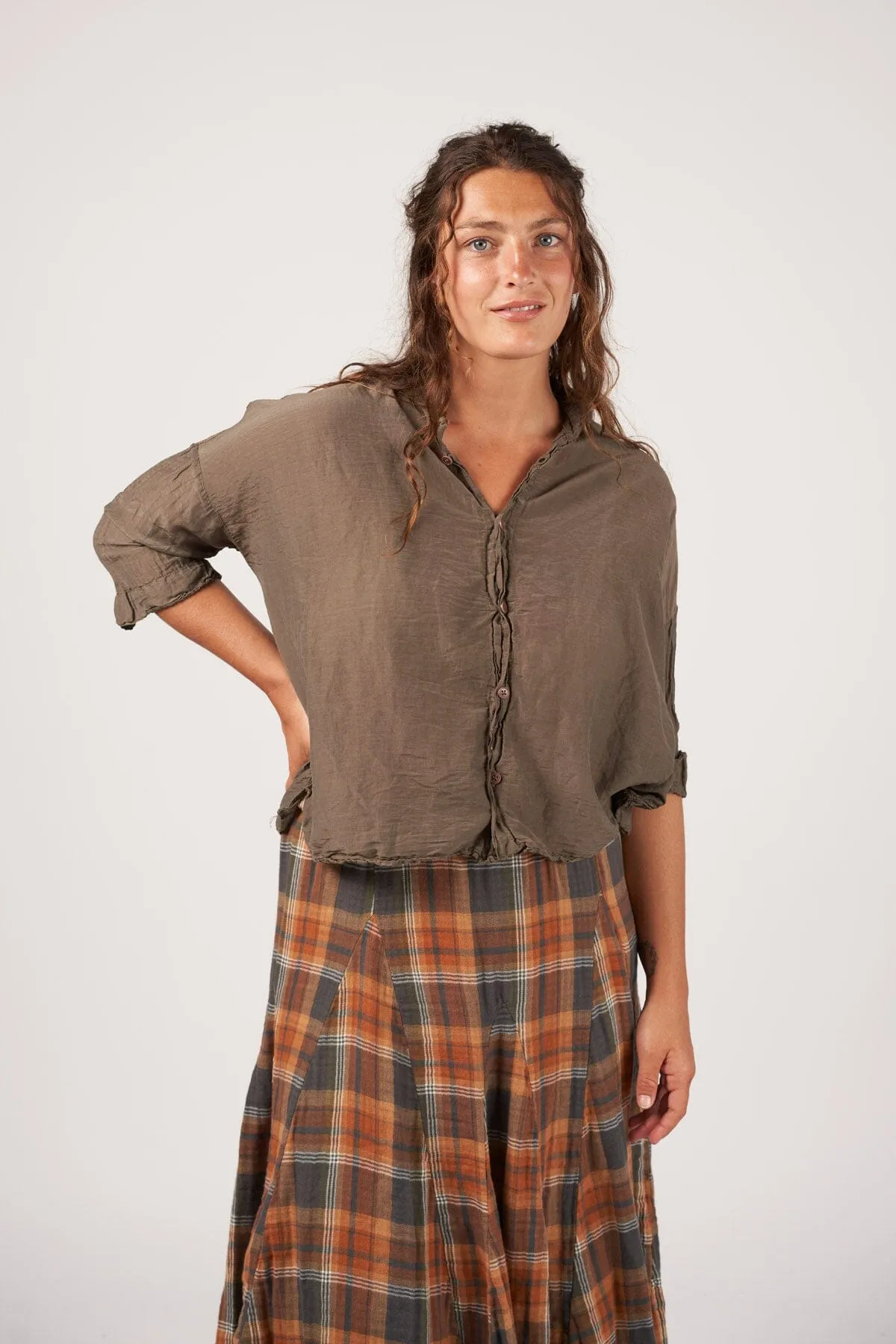 Fanny - Double Cotton Gauze Plaid