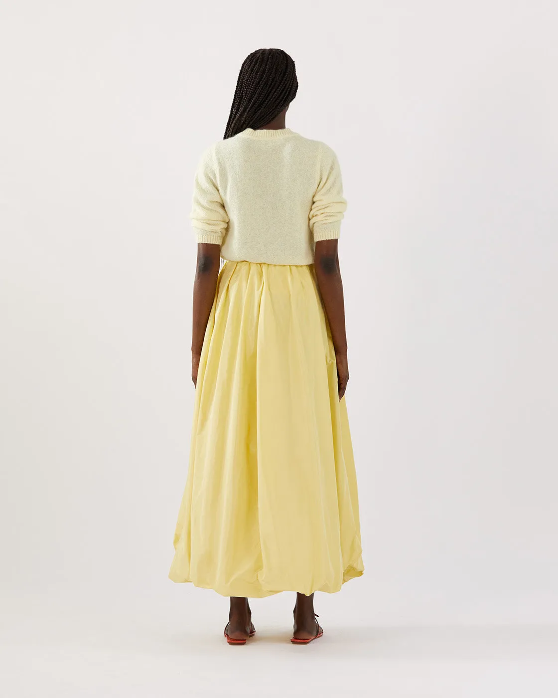 Flora Skirt Taffeta Yellow