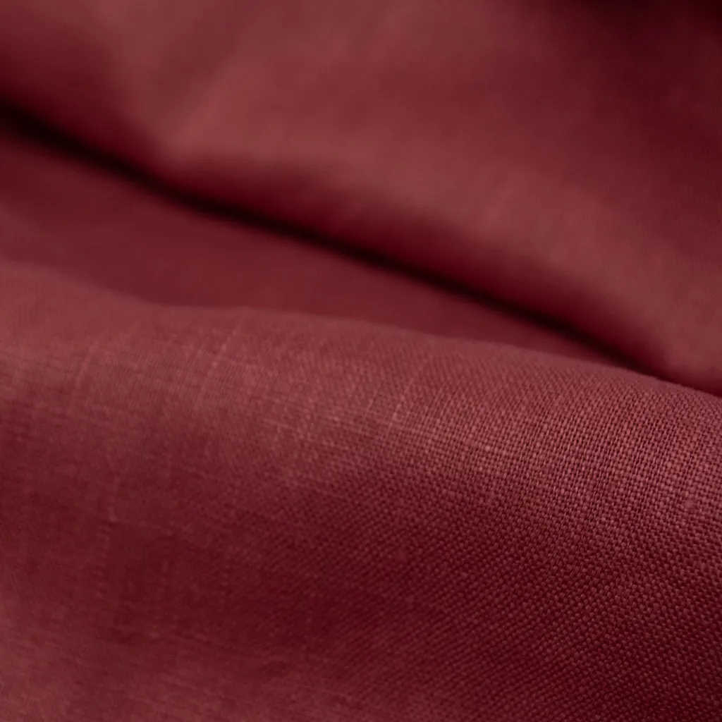 Heavy Linen - Scarlet Red