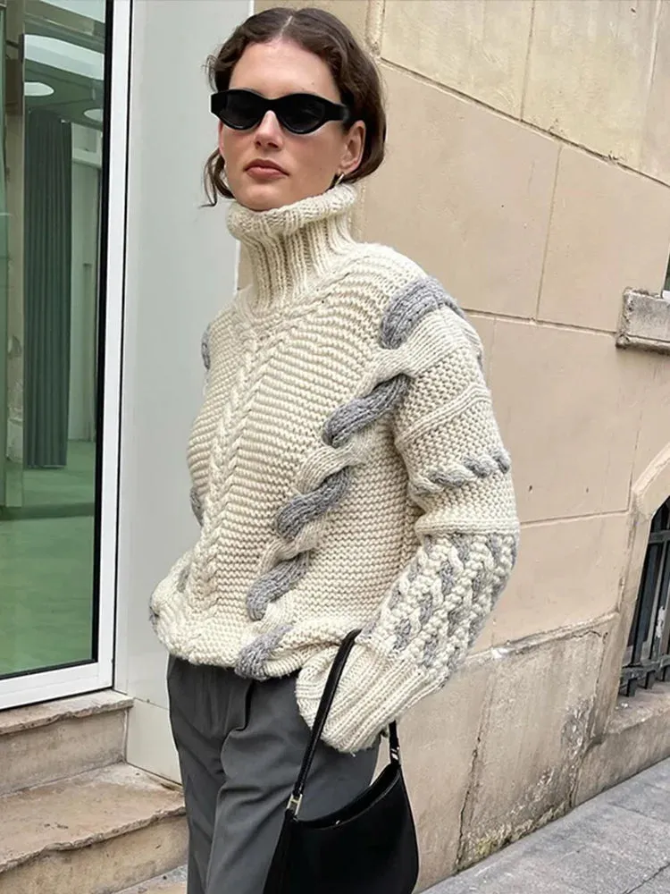 Kallana - Knitted turtle neck jumper