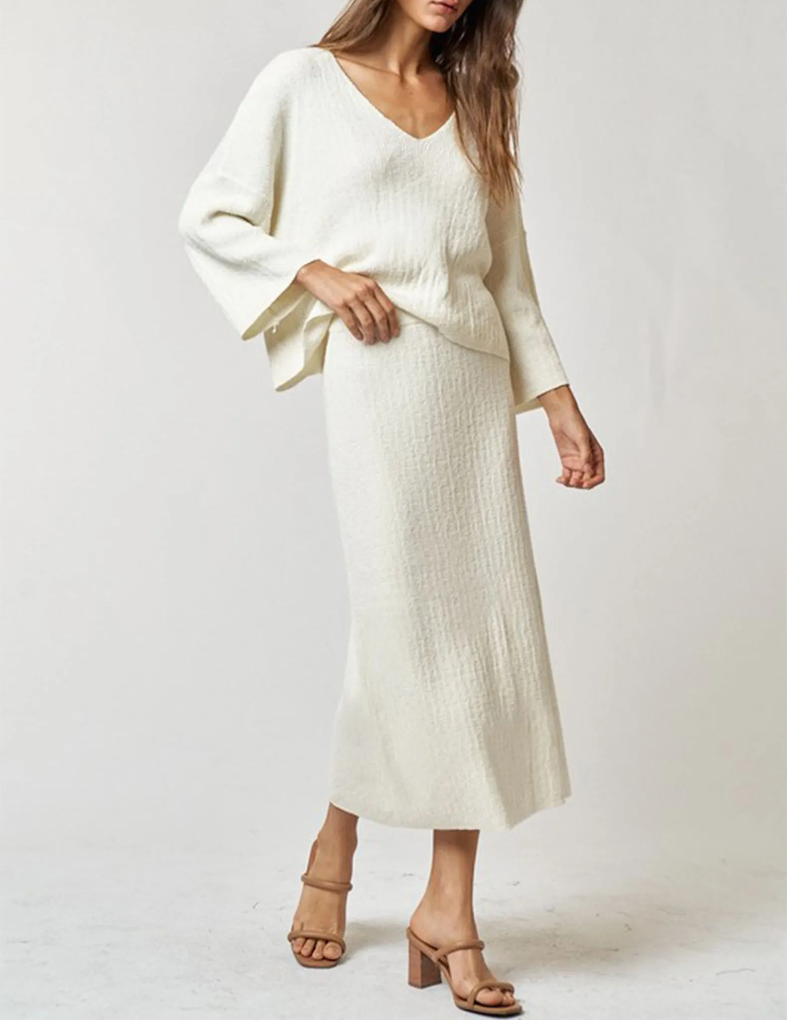 Katia Ivory Sweater Skirt