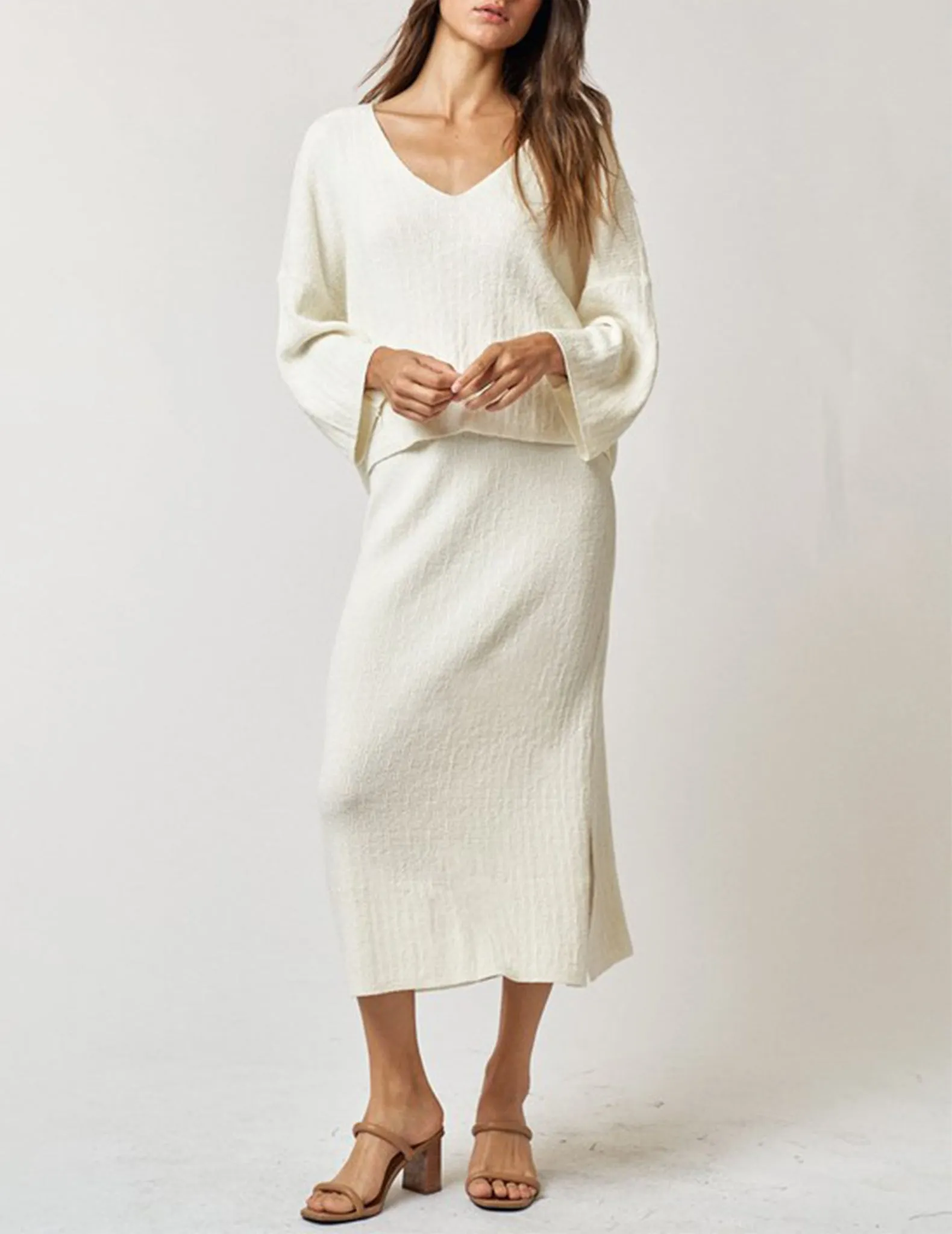 Katia Ivory Sweater Skirt