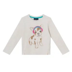 Kids Long Sleeve Neps Tee | Neon Dog