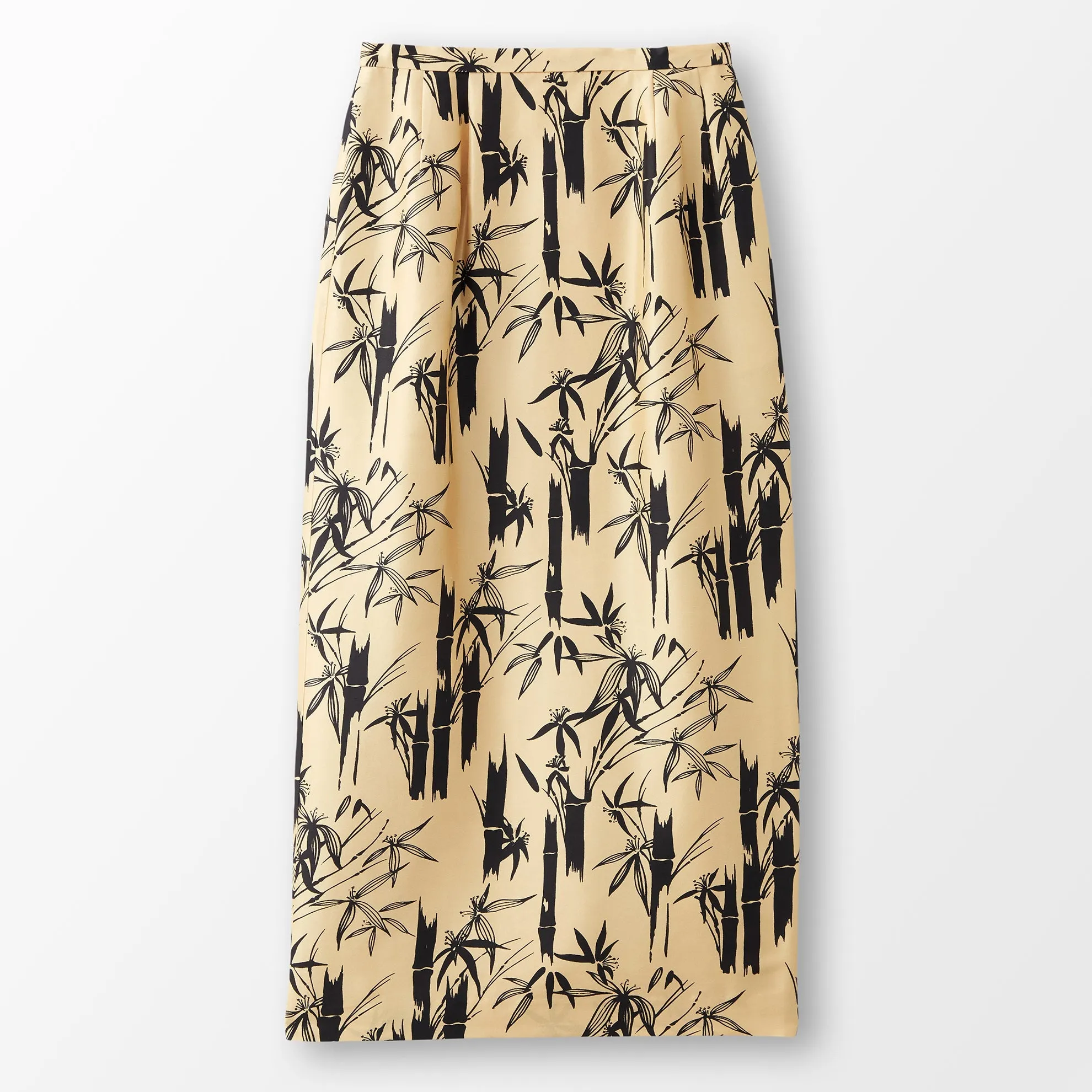 Lady Cavendish Silk Pencil Skirt