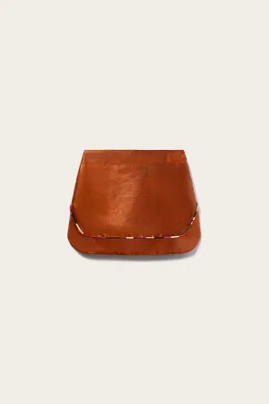 Leather-Effect Mini Skirt