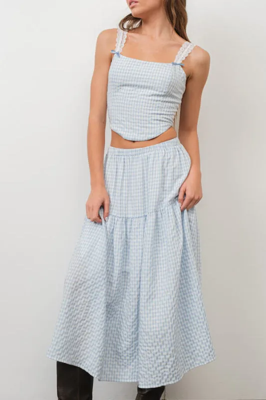 mia skirt - baby blue