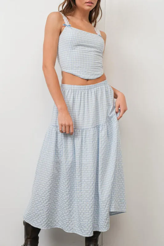 mia skirt - baby blue