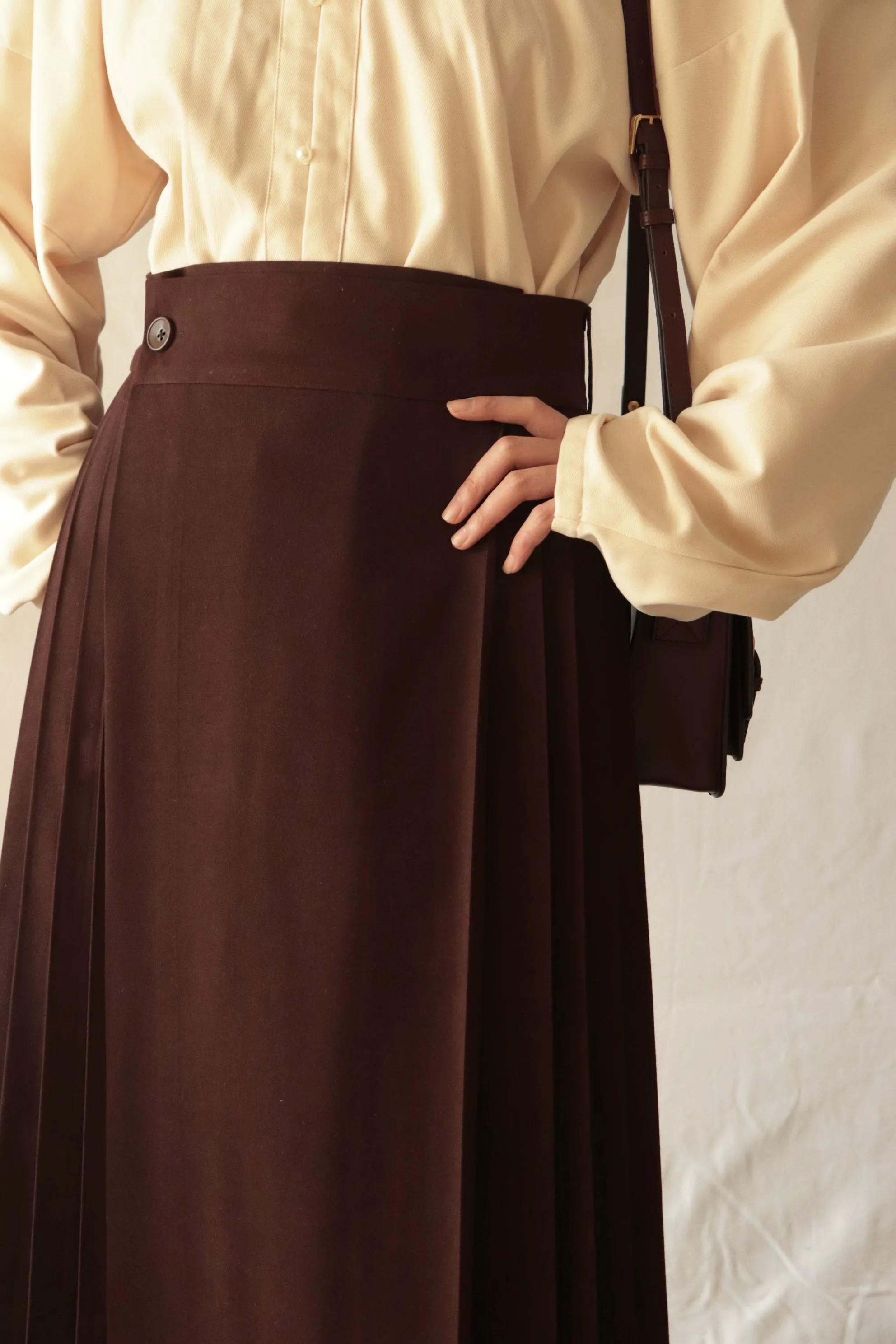 Moka 摩卡 Mocha Daily Buttoned Modernized Mamian Skirt