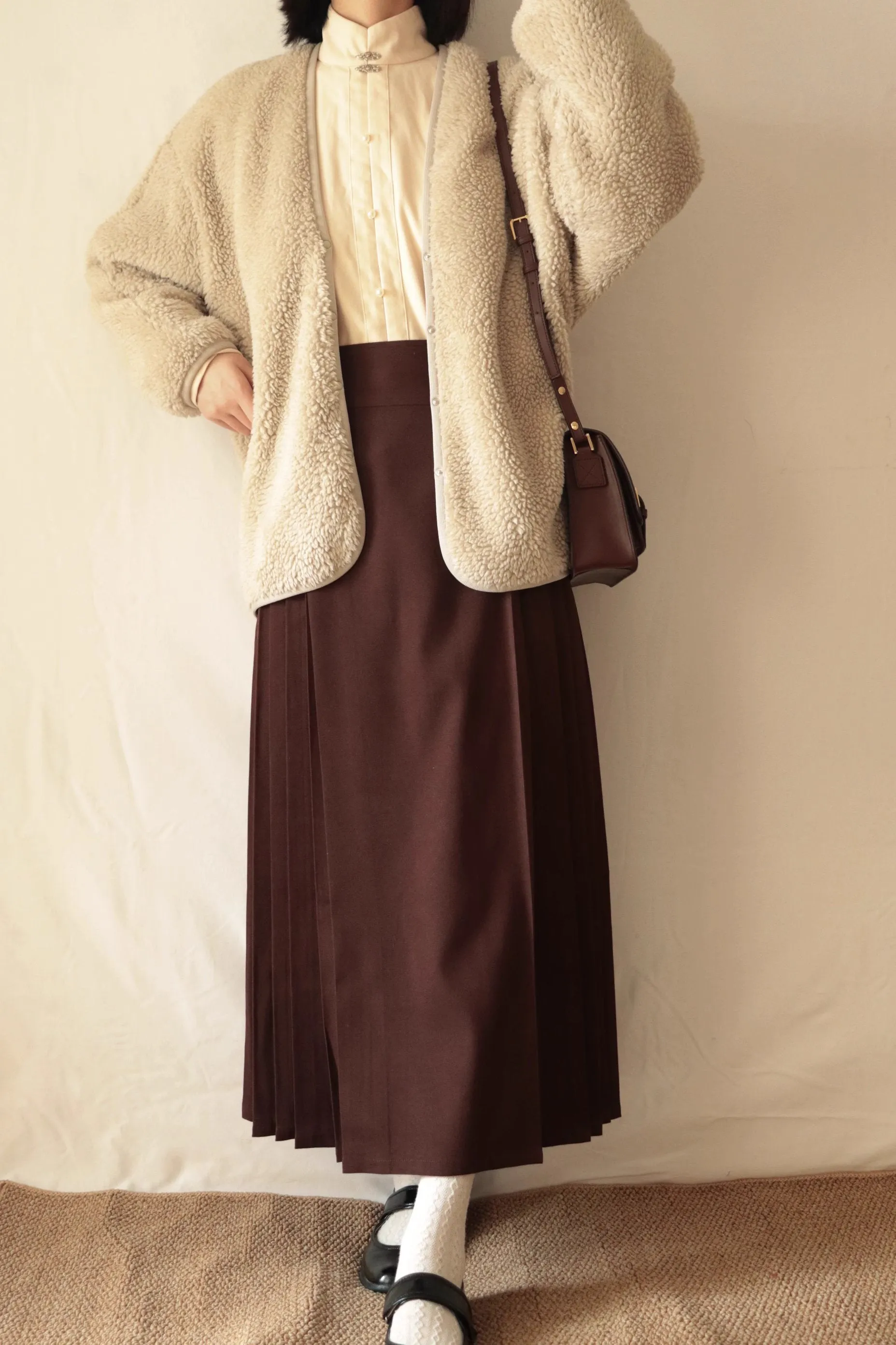 Moka 摩卡 Mocha Daily Buttoned Modernized Mamian Skirt