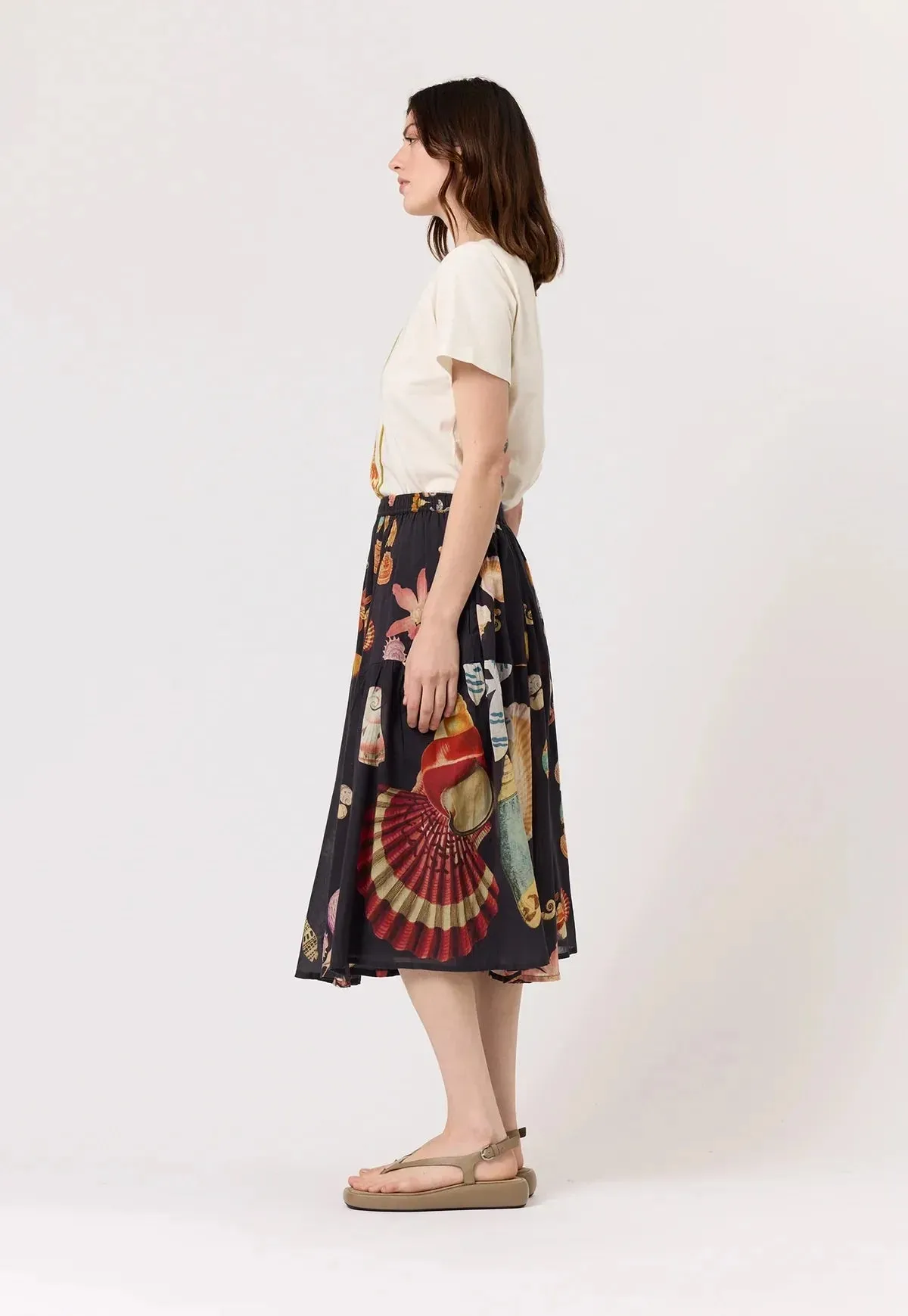 Charcoal Shell Nancybird Eula Skirt