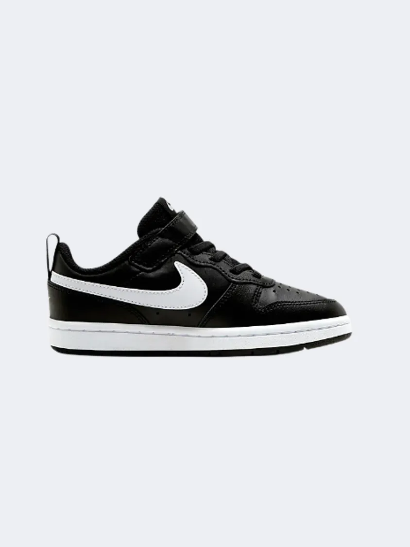 Nike Court Borough Low 2 Ps-Boys Lifestyle Shoes Black/White