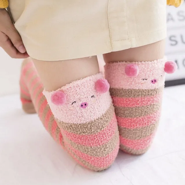 Piggy Thigh Highs