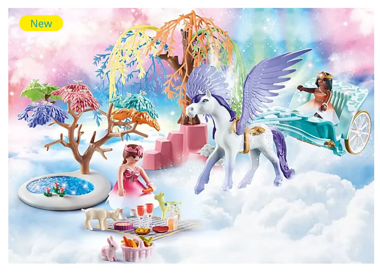 Playmobil Magic: Picnic with Pegasus Carriage 71246