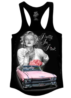 PRETTY IN PINK - Racer Back Tank