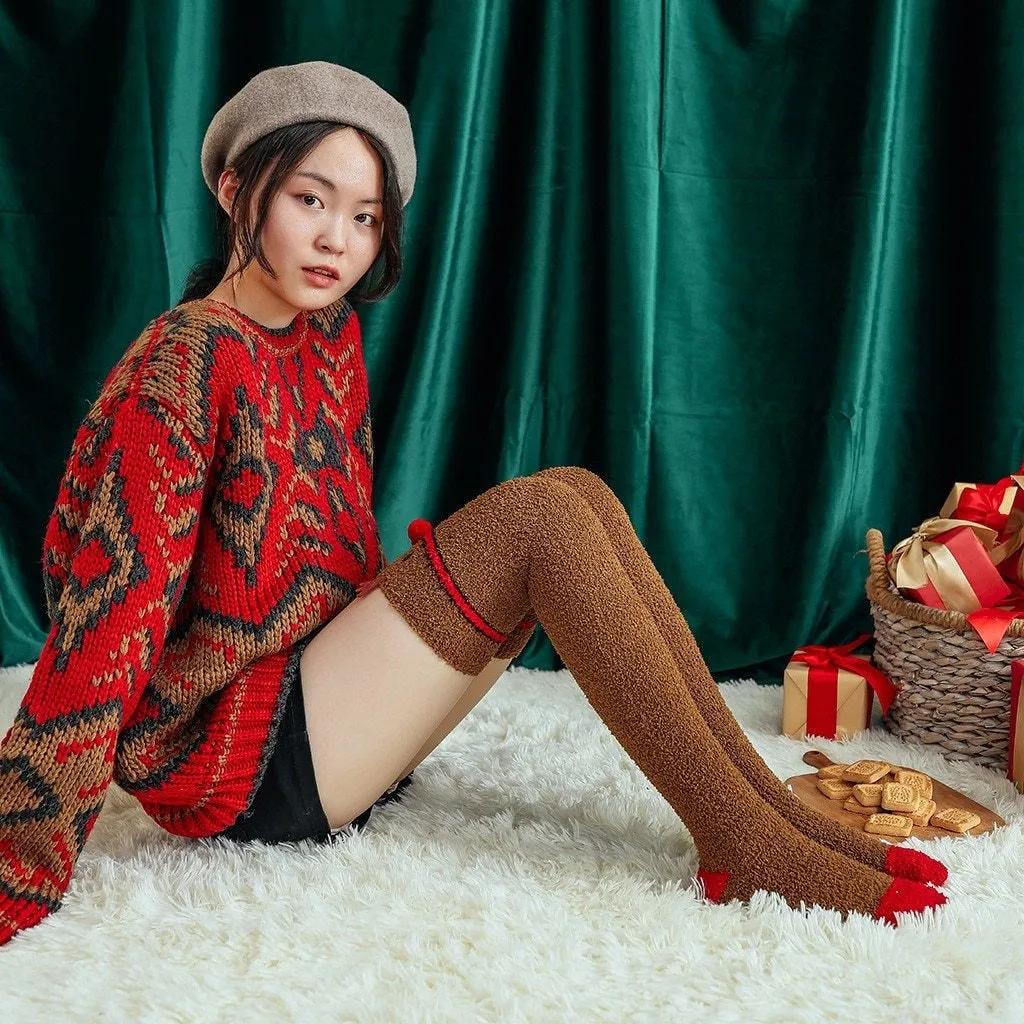 Rudolph Thigh Highs