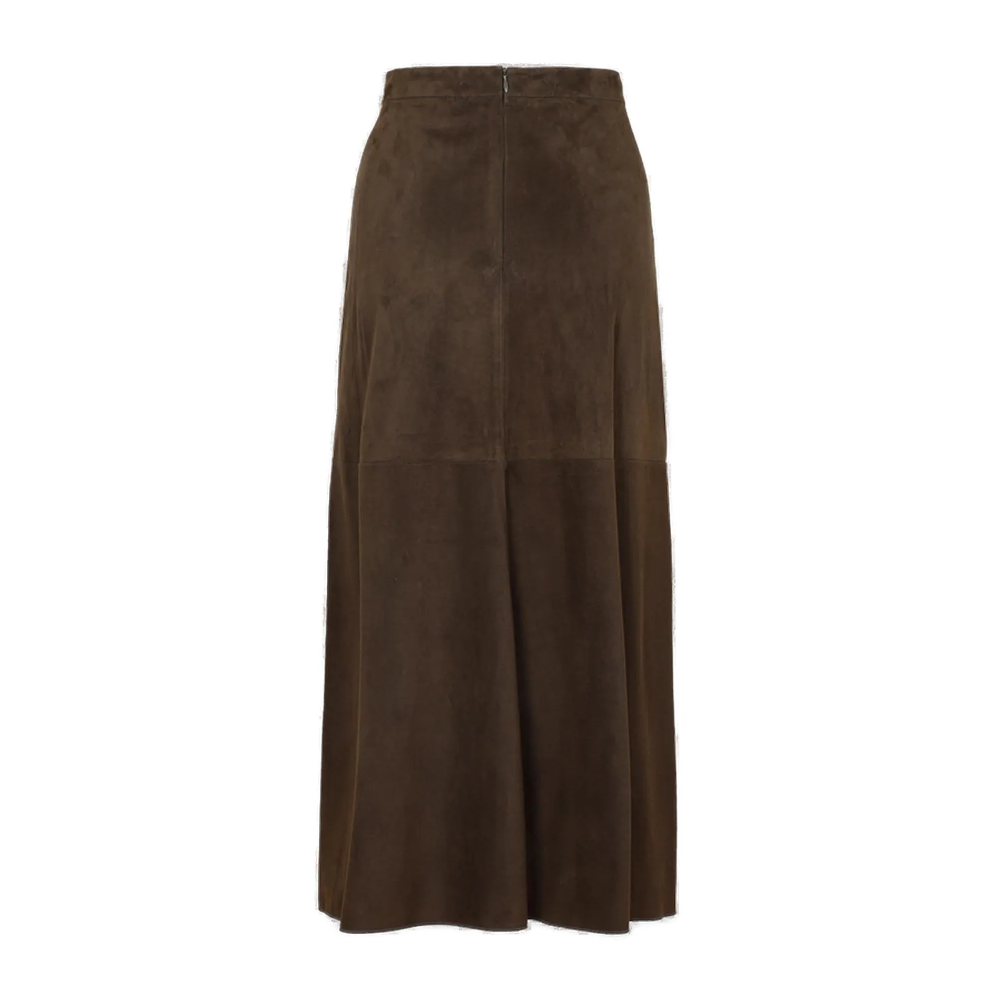 'S Max Mara High Waist Pleated Midi Skirt