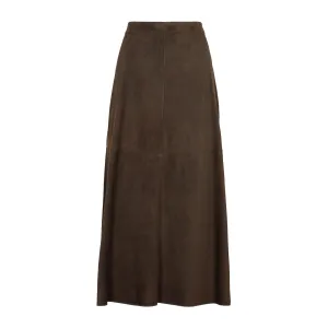 'S Max Mara High Waist Pleated Midi Skirt