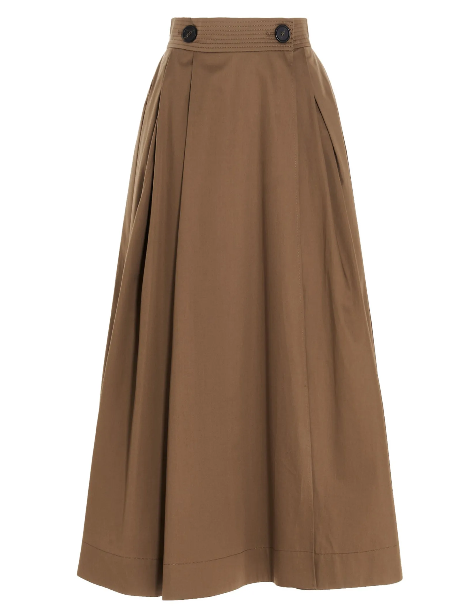 'S Max Mara Pleated Wrap Skirt