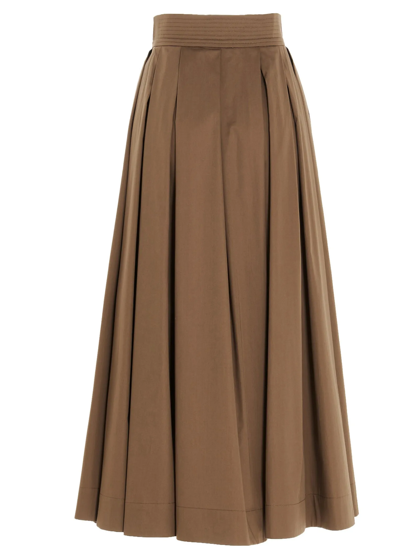 'S Max Mara Pleated Wrap Skirt