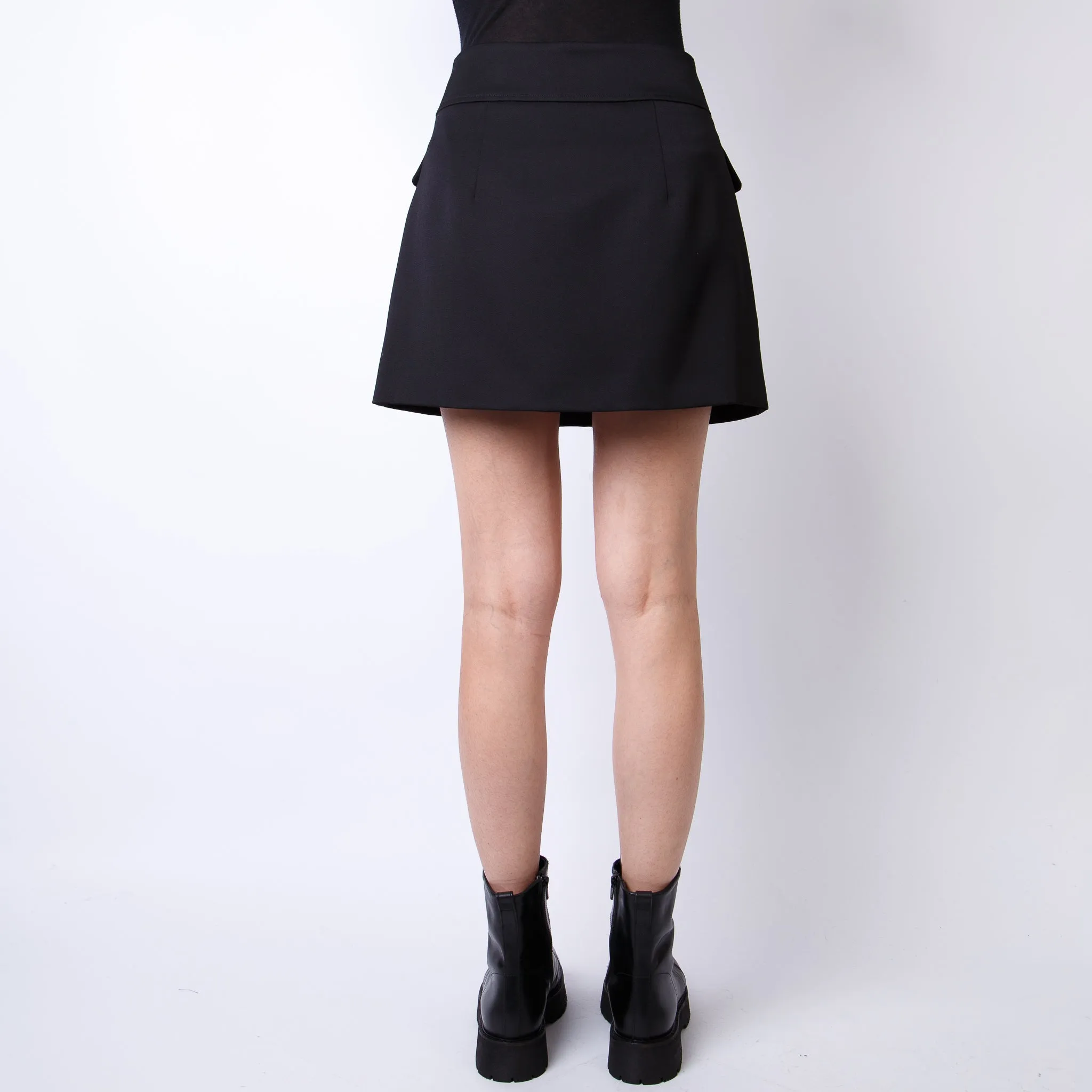 SEAFARER SKIRT SWG0022-TWF0072 9999 BLACK