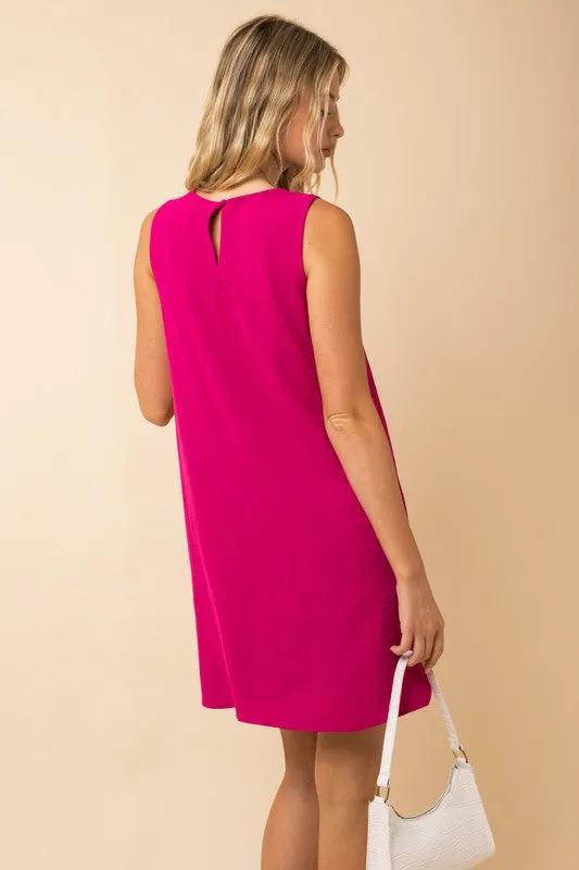 Sleeveless V-Neck Dress