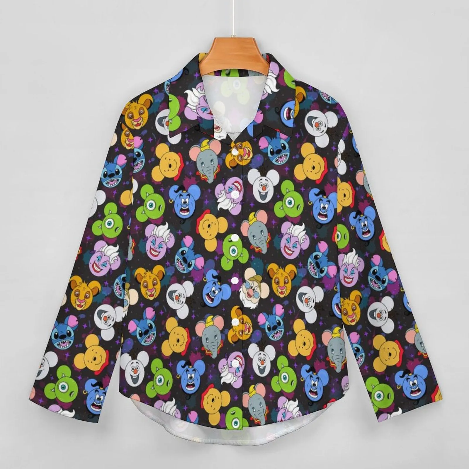 The Magical Gang Long Sleeve Button Up Blouse