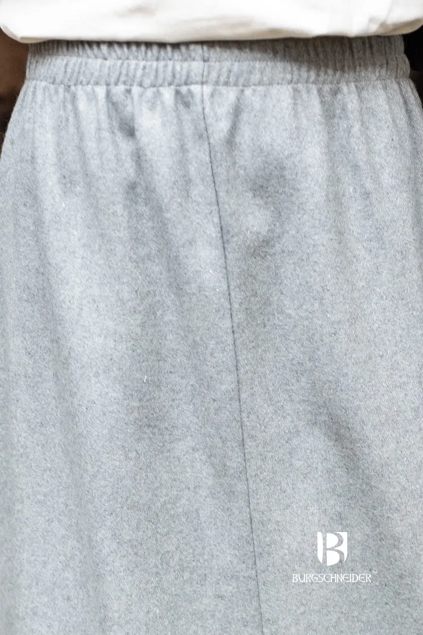 Elegant Wool Underskirt in Grey - Cyria Collection