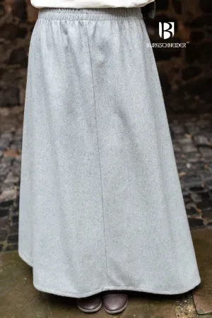 Elegant Wool Underskirt in Grey - Cyria Collection