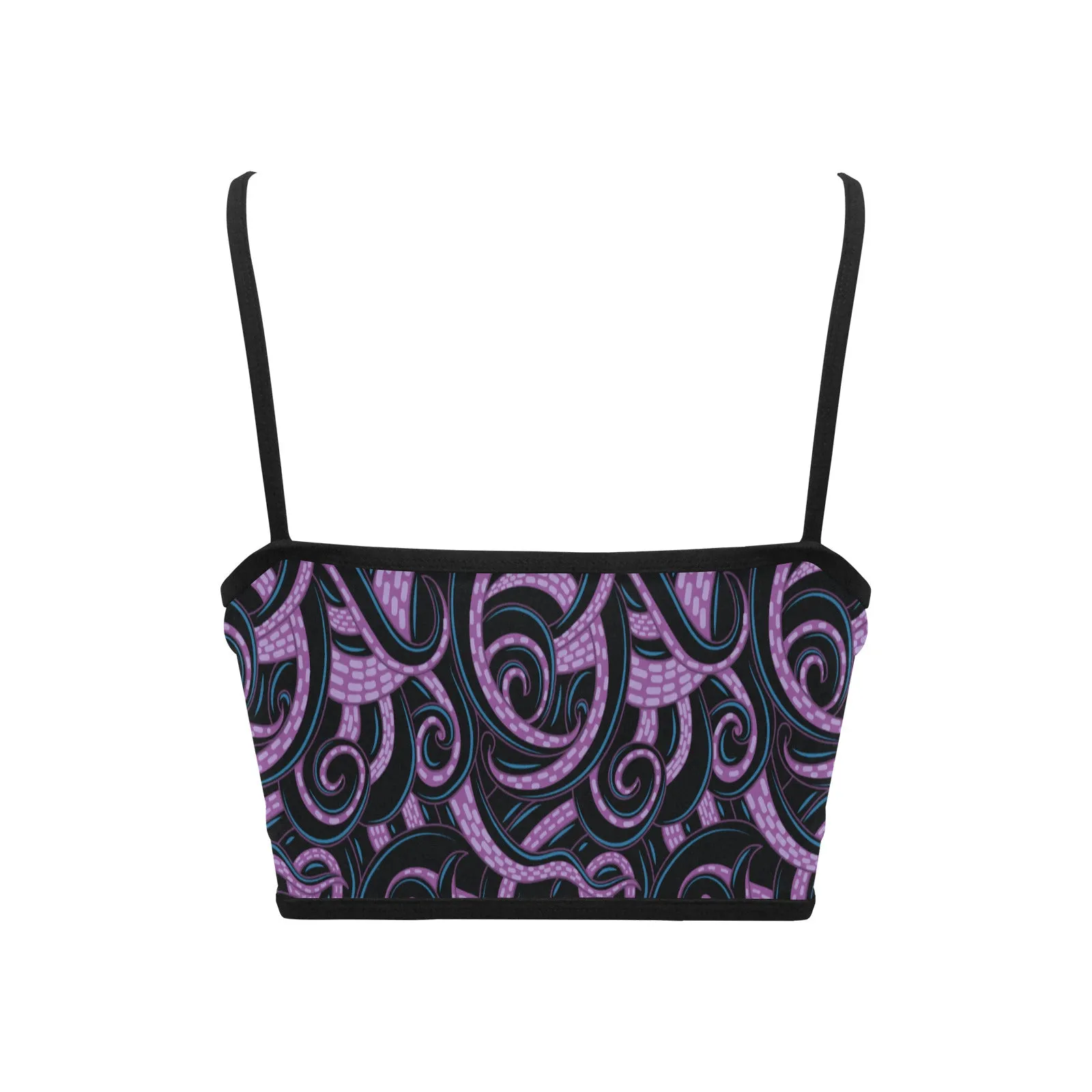 Ursula Tentacles Women's Spaghetti Strap Crop Top